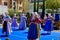 Ladies dancing in national costumes in Provence