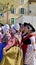 Ladies dancing in national costumes in Provence