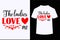 The ladies love me typography t-shirt design.