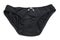 A ladies panty with plain black color and no printings