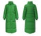 Ladies winter coat. Winter Jacket Isolated