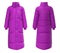 Ladies winter coat. Winter Jacket Isolated