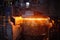 Ladle-furnace. Iron smelting, Steel production. Metallurgy. Industry