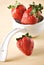 Ladle of Whole Strawberries