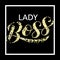 Lady Boss lettering. Quote for clothes, banner. Vector illustration