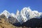 Lady finger and Hunza peak with snow capped.