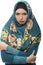 Lady in Hijab Looking Angry