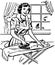 Lady Ironing