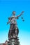 lady justice in Frankfurt as symbol for Law, Justice and order