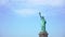 Lady Liberty statue in New York city, USA.