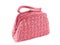 Lady`s hand bag red pink color