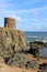 Lady Tower and Bass Rock, Firth of Forth, Fife