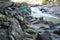 Lady at a Waterfall Meia Lua