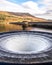 Ladybower reservoir bellmouth overflow plug hole and draw off tower