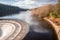 Ladybower reservoir bellmouth overflow plug hole and draw off tower