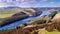 Ladybower reservoir high view