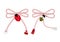 Ladybug and bee martisor