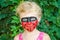 Ladybug face painting