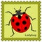 Ladybug stamp