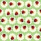 Ladybugs and daisies pattern