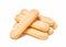 Ladyfingers or savoiardi biscuit, italian desserts and sponge cookies