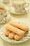 Ladyfingers and tea