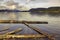 Ladysmith marina and Oyster Bay at sunset, taken in Vancouver Is