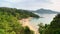 Laem Sing beach, Phuket island, Thailand. Top view