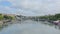 Lafayette bridge over river Rhone in Lyon