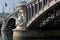 Lafayette Bridge piles on Rhone river