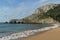 Laga beach, Basque country landscape, Atlantic ocean coastline, travel landmark