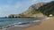 Laga beach, Basque country landscape, Atlantic ocean coastline, travel landmark