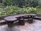 Lage Park Bench and Table Rio de Janeiro Brazil