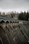 Laggan Dam and Roy bridge on River Spean in Scotland.