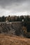 Laggan Dam and Roy bridge in Scottish Highlands, Scotland