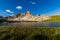 Laghi Dei Piani lake in Tre Cime di Lavaredo natural park in the morning