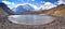 Lago Cochajasa at the foot of Mt Ausangate. Cusco, Peru