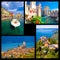 Lago di Garda collage postcard