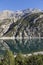 Lago di Livigno, Mountain lake in the border area of Swiss and Italien alps