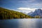 Lago di Misurina, Lake Misurina in Dolomites, Dolomiti mountain, Auronzo di Cadore, Belluno, Italy