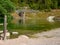 Lago di Nembia Lake of Nembia, popular tourist destination in Italy