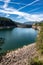 Lago di Paneveggio - Lake with dam - Trentino Alto Adige Italy