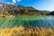 Lago di Tenno - Small lake in Italian Alps Trentino-Alto Adige Italy