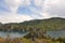 The lago Machonico, Road of the Seven Lakes, Argentina