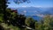 Lago Maggiore and Alps in Italy