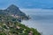 Lago Maggiore seen from Brezzo, Varese, italy