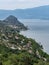 Lago Maggiore seen from Brezzo, Varese, italy