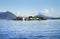 Lago Maggiore with small waves, seen from the shore of Stresa town