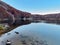 Lago santo Lake reflection and autumn foliage, Appennino Parma, Italy