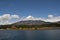 Lago Todos los Santos with snowy Volcano
